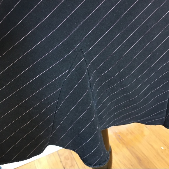 Y2K Charlotte Russe Black Pinstripe Skirt, 5/6 - Picture 6 of 9
